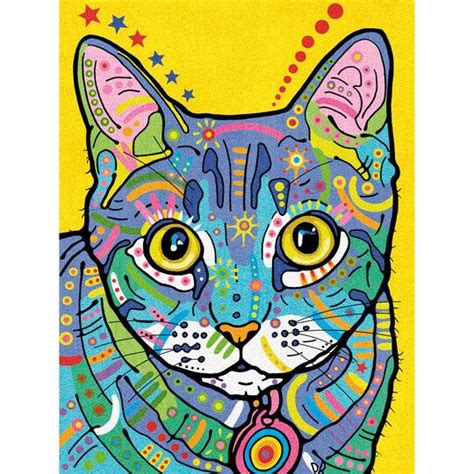 Dimensions Pencil Works Colorful Cat Color By Number #73-91694